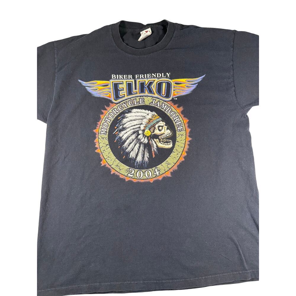 black elko size XL BIKER graphic tee